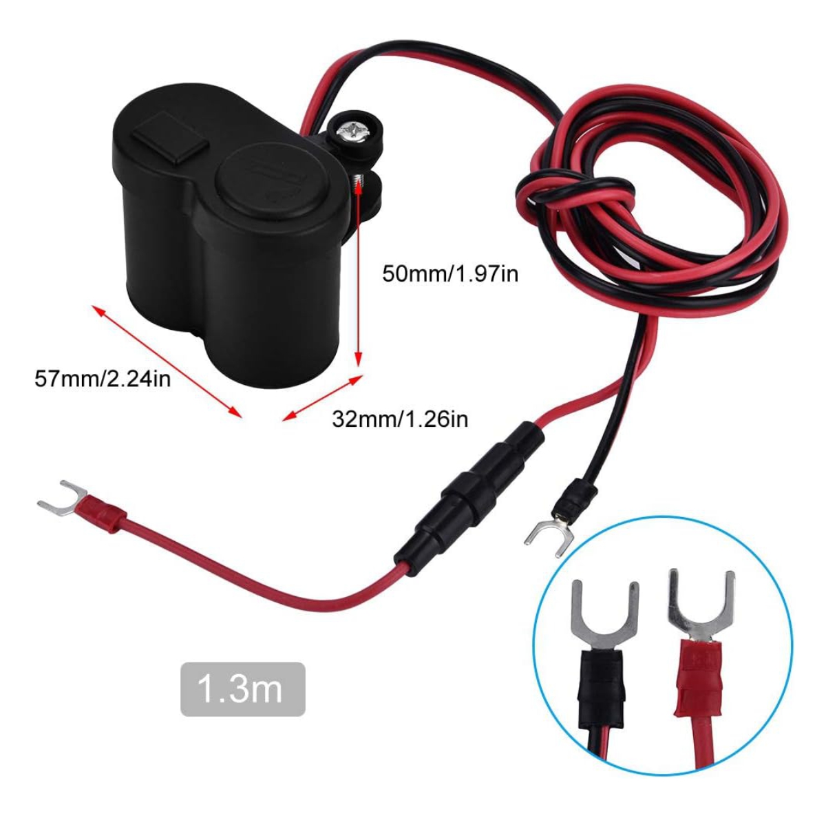 Miniatura 3 de Cargador Moto USB encendedor Cigarrillo